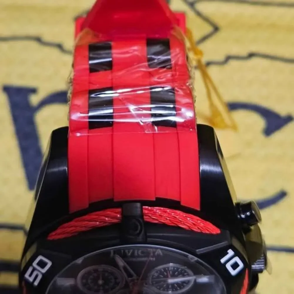 46038 Invicta Bolt Chronograph Red & Black Watch – Men’s 52mm